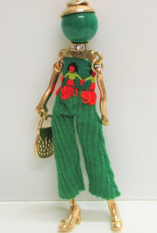 Emerald Doll Pendant
