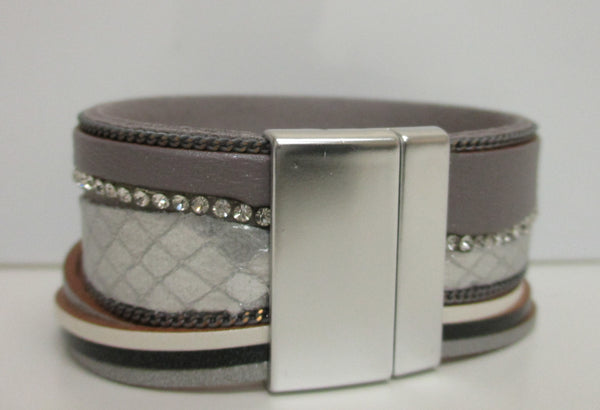 Grey & Silver Bracelet