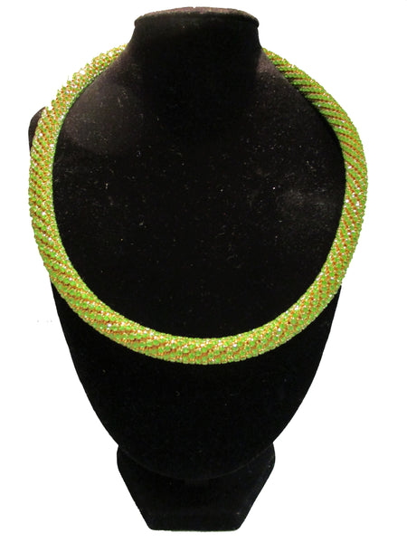 Green Crystal Deluxe Necklace