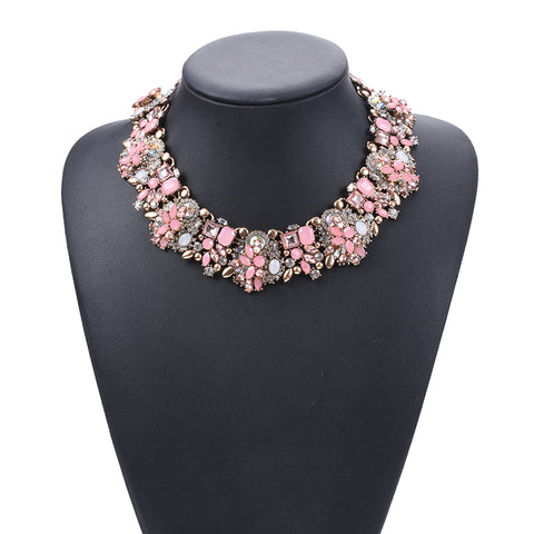 J'adore Statement Pink Necklace